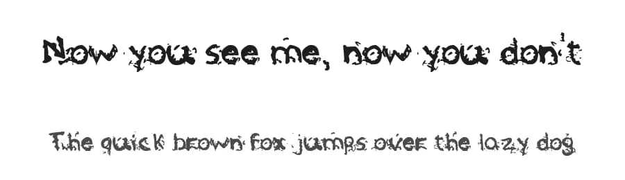 Now you see me, now you don't by jopea302 — Script Handwritten Font