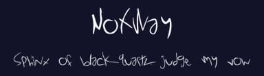 NoXWay by Dirt2.com - SickCapital — Script Handwritten Font — thumbnail 2