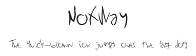 NoXWay by Dirt2.com - SickCapital — Script Handwritten Font — thumbnail 1