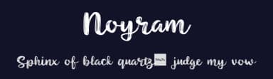 Noyram by Patria Ari Typestudio — Script Handwritten Font — thumbnail 2