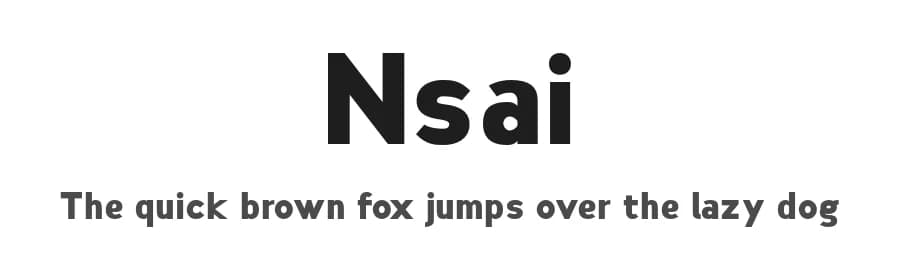 Nsai by AukimVisuel — Sans Serif Font — preview 1