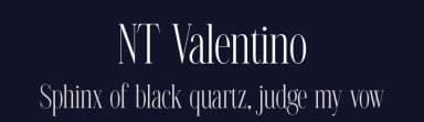 NT Valentino by Artem Nevsky — Serif Font — thumbnail 2