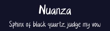 Nuanza by erik5541 — Script Handwritten Font — thumbnail 2