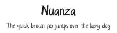 Nuanza by erik5541 — Script Handwritten Font — thumbnail 1
