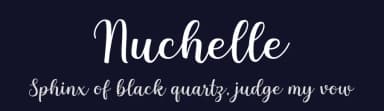 Nuchelle by Hendra Pratama — Script Handwritten Font — thumbnail 2