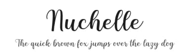 Nuchelle by Hendra Pratama — Script Handwritten Font — thumbnail 1