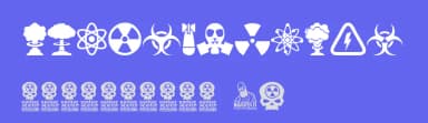 Nuclear Icons by Woodcutter — Dingbats Font — thumbnail 3