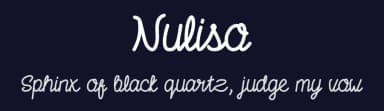 Nuliso by Imagi Factory — Script Handwritten Font — thumbnail 2