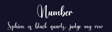 Number by Scratchones — Script Handwritten Font — thumbnail 2