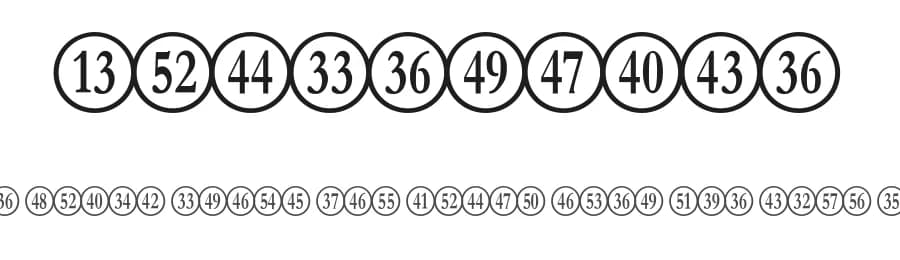 Numberpile by Typodermic Fonts — Dingbats Font