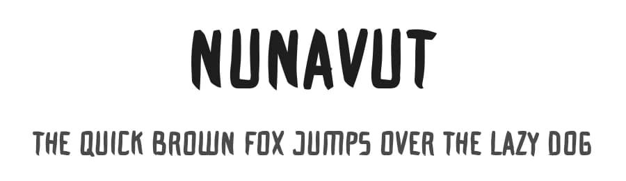 Nunavut by setyaisiam _type — Script Handwritten Font