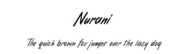 Nurani by Allouse Studio — Script Handwritten Font — thumbnail 1
