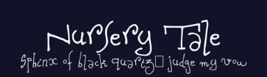 Nursery Tale by imagex — Script Handwritten Font — thumbnail 2