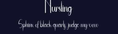 Nursling by Andi Moz — Script Handwritten Font — thumbnail 2