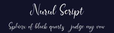 Nurul Script by Madatype Studio — Script Handwritten Font — thumbnail 2