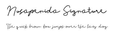 Nusapenida Signature by Oreon Studio — Script Handwritten Font — thumbnail 1