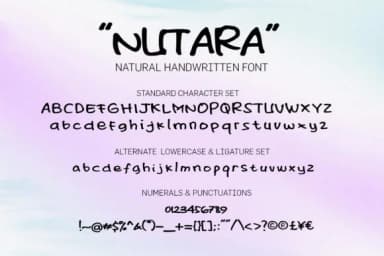 Nutara Font by hurufraktur — Script Handwritten Font — thumbnail 6