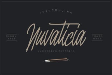 Nuvanticia Font by bloomxxvi — Script Handwritten Font — thumbnail 1