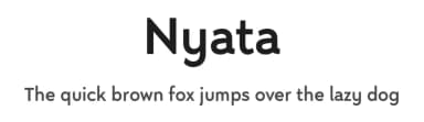 Nyata by Marsnev — Sans Serif Font — thumbnail 1