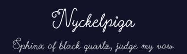 Nyckelpiga by Misti's Fonts — Script Handwritten Font — thumbnail 2