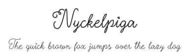 Nyckelpiga by Misti's Fonts — Script Handwritten Font — thumbnail 1