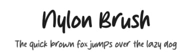 Nylon Brush by MJType — Script Handwritten Font — thumbnail 1