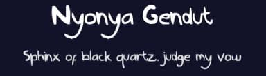 Nyonya Gendut by Adien Gunarta — Script Handwritten Font — thumbnail 2
