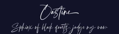 Oastine by Riyadh Rahman — Script Handwritten Font — thumbnail 2