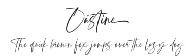 Oastine by Riyadh Rahman — Script Handwritten Font — thumbnail 1