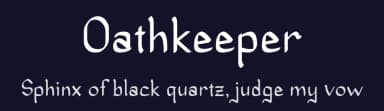 Oathkeeper by Yofi Aprilla — Script Handwritten Font — thumbnail 2