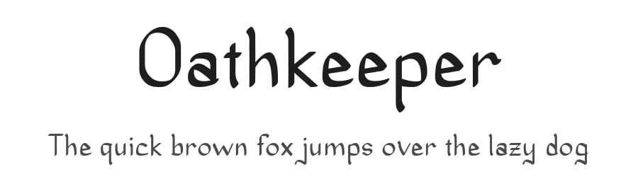 Oathkeeper by Yofi Aprilla — Script Handwritten Font