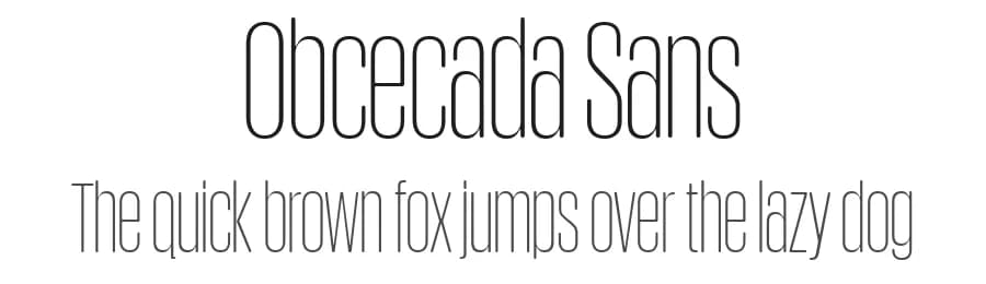 Obcecada Sans by deFharo — Sans Serif Font