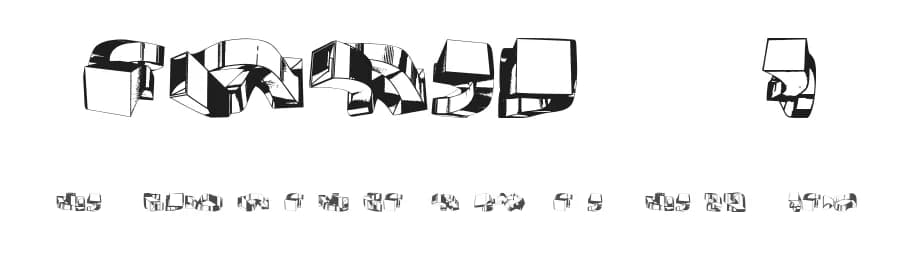 Object 3D by Vladimir Nikolic — Dingbats Font