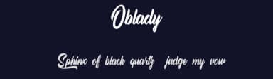 Oblady by InspiraType — Script Handwritten Font — thumbnail 2