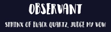 Observant by Pizzadude — Script Handwritten Font — thumbnail 2