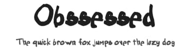 Obssessed by PressGang Studios — Script Handwritten Font — thumbnail 1