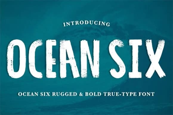 Ocean Six Font by Calvin Drews — Script Handwritten Font