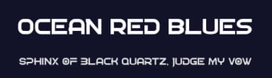 Ocean Red Blues by Rhidtype — Sans Serif Font — thumbnail 2