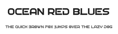 Ocean Red Blues by Rhidtype — Sans Serif Font — thumbnail 1