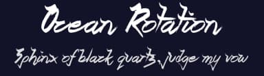 Ocean Rotation by JSH creates — Script Handwritten Font — thumbnail 2