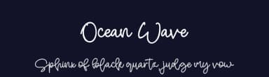 Ocean Wave by Staircase Studio — Script Handwritten Font — thumbnail 2