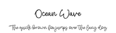 Ocean Wave by Staircase Studio — Script Handwritten Font — thumbnail 1