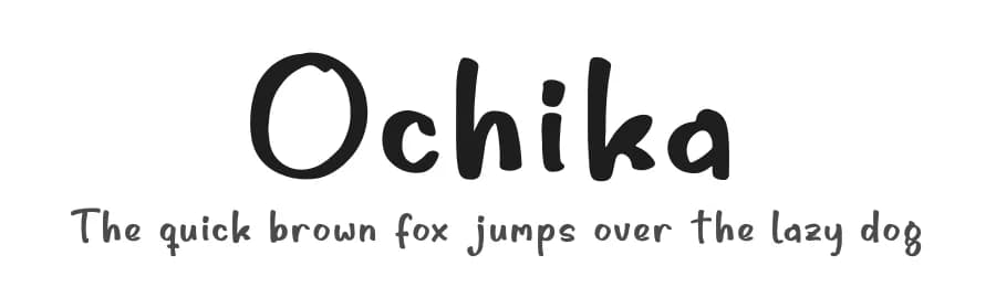 Ochika by Letterena Studios — Script Handwritten Font