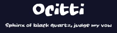 Ocitti by wepfont.com — Script Handwritten Font — thumbnail 2