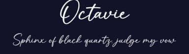Octavie by Graphix Line Studio — Script Handwritten Font — thumbnail 2