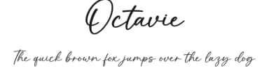 Octavie by Graphix Line Studio — Script Handwritten Font — thumbnail 1