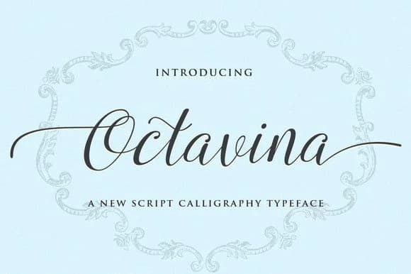 Octavina Font by Ian Mikraz — Script Handwritten Font