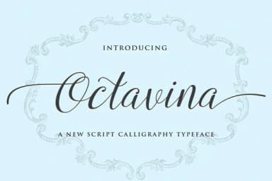 Octavina Font by Ian Mikraz — Script Handwritten Font — thumbnail 1