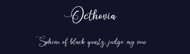 Octhovia by Weape Studio — Script Handwritten Font — thumbnail 2