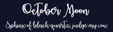 October Moon by Misti's Fonts — Script Handwritten Font — thumbnail 2